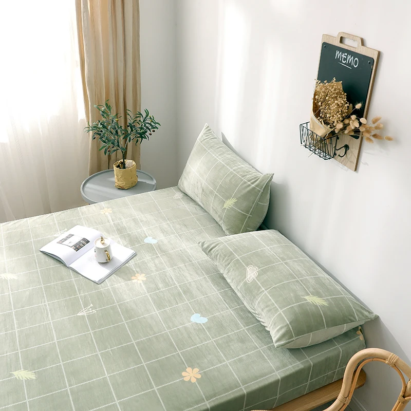 LREA 1pc sheet Polyester material 9.8inches height Clad sheets soft for bedding Home Textile
