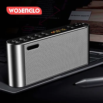 

Bluetooth Speaker Led Display Portable Wireless Handsfree Speaker with Mic Pocket Audio Speaker Subwoofer HiFi