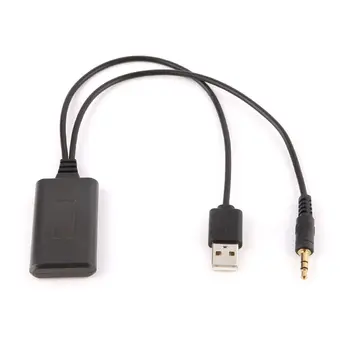 2019新1 pc車両車のbluetooth auxアダプタワイヤレスラジオステレオAUX-INケーブルスマートフォーツーのため451 5351