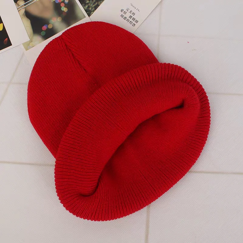 Winter Hats for Men Woman New Beanies Knitted Solid Cute Hat Girls Autumn Female Beanie Caps Warmer Bonnet Ladies Casual Cap - Image 4