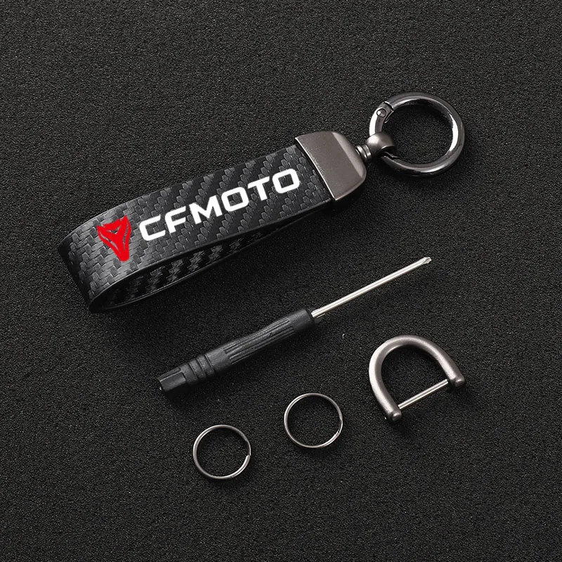 Кожаный мотоциклетный брелок с пряжкой подковы ювелирные изделия для CFMOTO CF650 650NK
