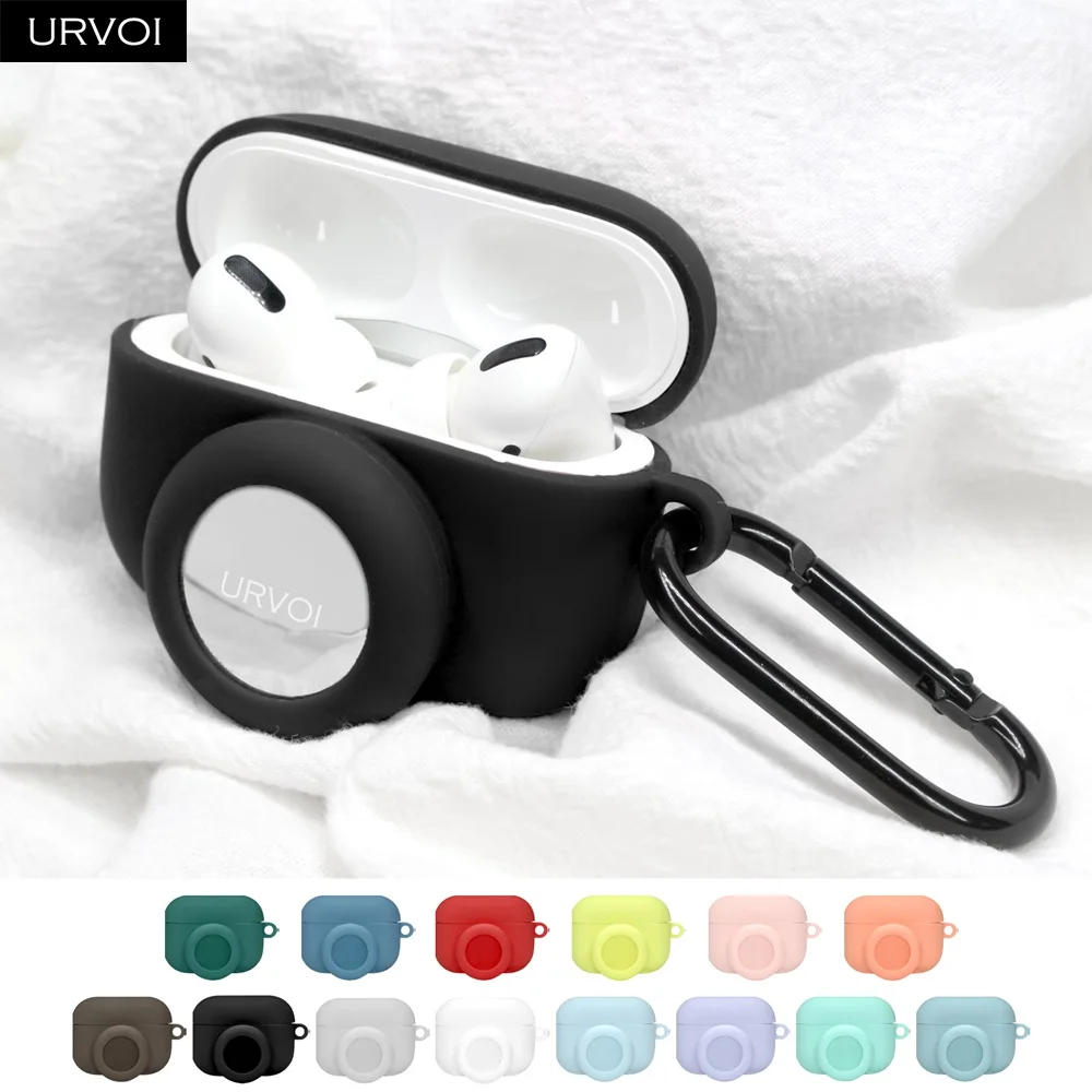 URVOI Case for Apple AirTag Protective Cover for AirPods pro