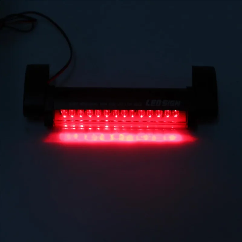 Универсальный красный 14 светодиодов 3 й автомобильный стоп сигнал задний фонарь