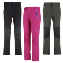 Новые товары, Детские технические штаны для улицы зимние Бархатные брюки с мягкой подкладкой для мужчин и женщин детская одежда плотные лыжные штаны