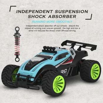 

Green 2.4Ghz Wireless Remote Control High Speed Electric RC Racing Car Offroad Remote Control Car Truck 14+ Age