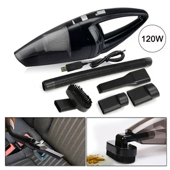 

120W 2500pa Handheld Cordless Vacuum Cleaner for Car Home Use HEPA Filter Mini Portable USB Rechargeable Wet Dry 2600mah