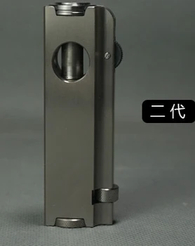 

DXJ WATCH VIDEO Handmade pure titanium kerosene side ignition antique pipe EDC lighter