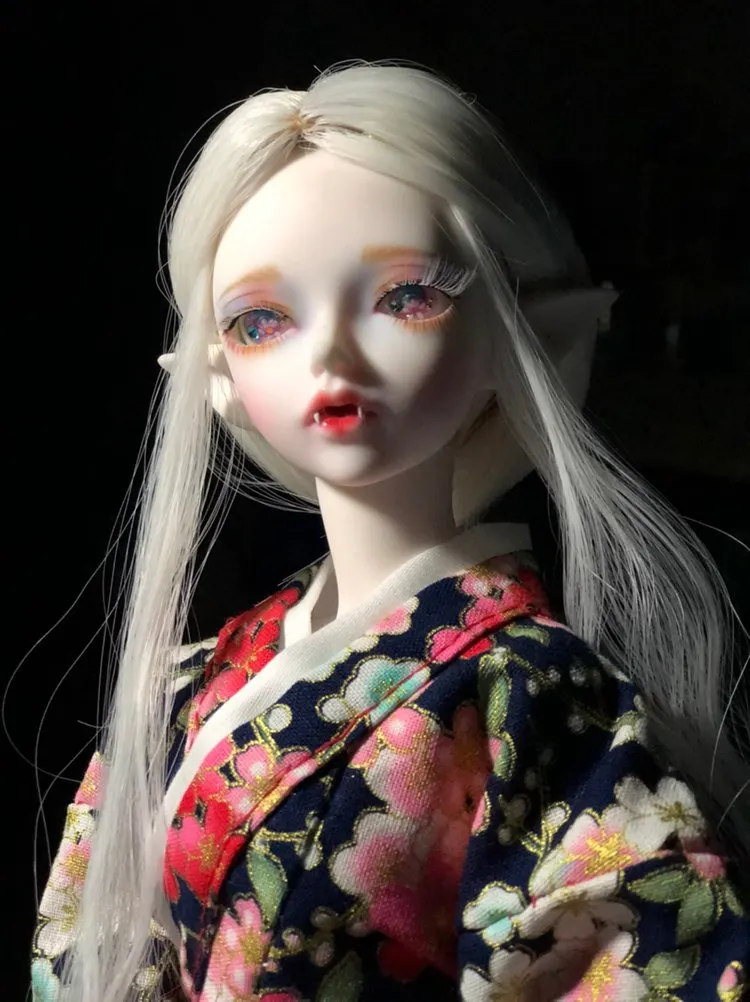 1/4 масштаб Обнаженная BJD кукла вампир Эльф Девушка BJD/SD смола фигурка кукла модель игрушка подарок. В комплект не входит одежда, обувь, парик A0172Hwayu MSD