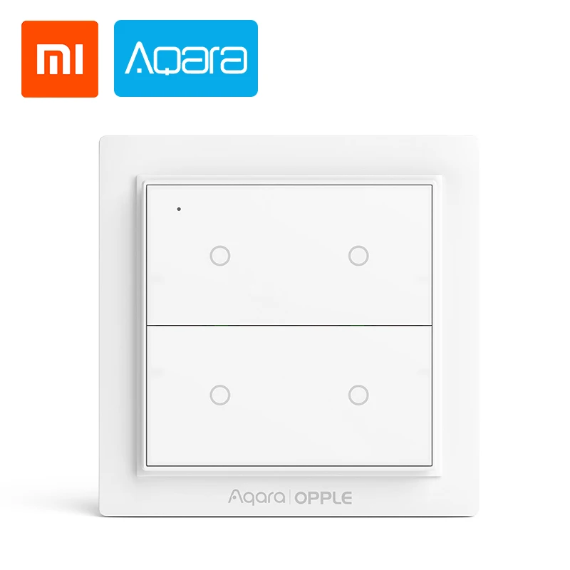 Xiao mi Aqara OPPLE беспроводной сценический переключатель Zigbee 3,0 для приложения mi home и Apple HomeKit четырехкнопочный умный дом дистанционное управление приложением