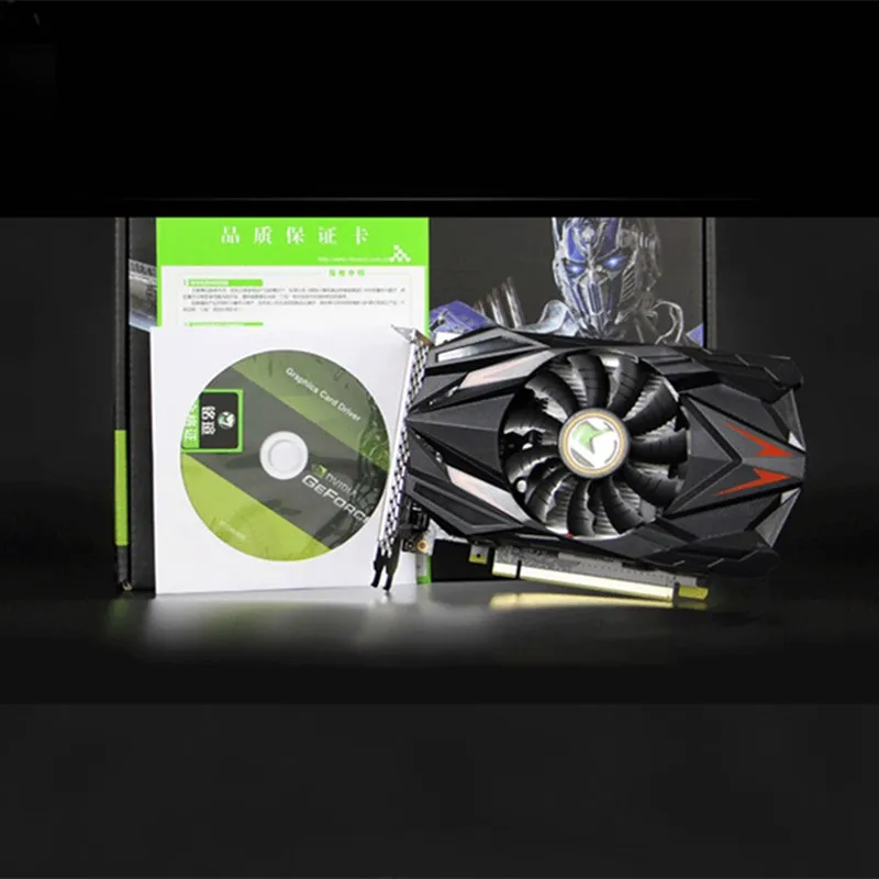 Видеокарта Maxsun GTX1050TI 4G Процессор Nvidia GDDR5 128 бит GPU для ПК HDMI DP DVI|Графические карты| |