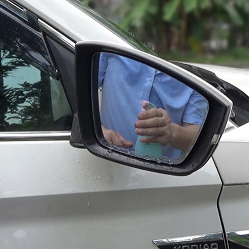 Car Rearview Mirror Film Anti Fog Window Clear Rainproof Membrane Sticker For Toyota RAV4 XA50 2019 2020 Exterior Decoration