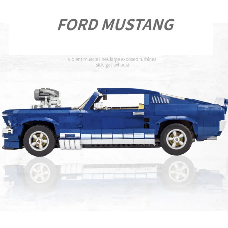 Ford Mustang совместимый создатель знаток строительные блоки 10265 кирпичи собранные DIY игрушки для детей подарок
