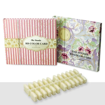 Online Berufs Salon Modell Nagel Gel Polnisch Farbe Display Box Buch Gewidmet 120 Farbe Karte Diagramm Malerei Maniküre Nagel Veranstalter