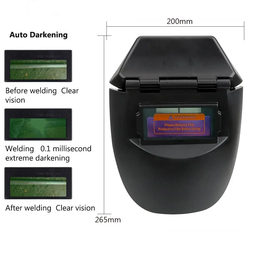 Détail du réglage de sensibilité sur le casque de soudage auto-assombrissant, facile à utiliser. Achetez un Casque de Soudage Auto-Assombrissant Léger et Confortable.