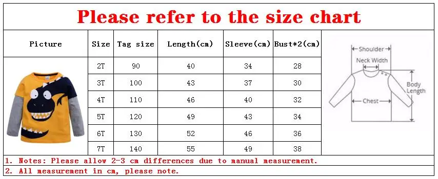 Футболки для маленьких мальчиков Одежда для маленьких девочек с рисунком «динозавр» для мальчиков, с О-образным вырезом футболка с длинным рукавом, одежда для детей Повседневное топы для 2-7 лет
