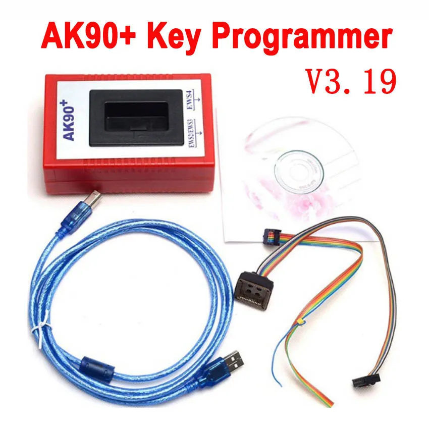 Хит продаж 2019 AK90 ДЛЯ BMW V3.19 + OBD2 автомобильный ключевой программатор для EWS с 1995 2009