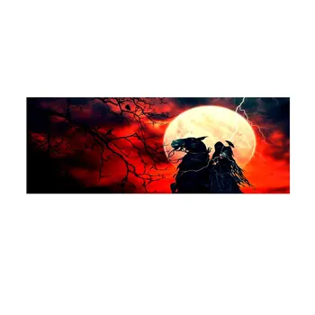 

S-229 Moon Death Window Pattern Car Rear Window Sticker Truck Suv Car Rear Wind Glass Car Decoration Sticker