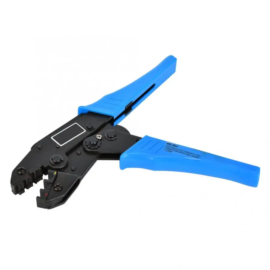 HS-30J Ratchet обычные обжимные клещи 22-10AWG обжимной инструмент для трубчатые изоляционные выводы Храповые обжимные плоскогубцы