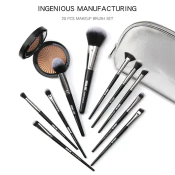 

20pcs Pro Powder Foundation Eyeshadow Brush Cosmetic Makeup Brushes Set Tool
