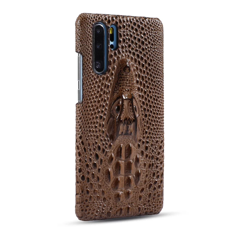 Стильный 3D чехол из натуральной кожи с драконом для huawei P30 Pro, роскошный чехол из натуральной кожи для huawei P30, чехол для телефона, корпус