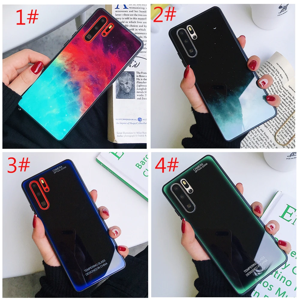 Стеклянный чехол для OPPO A3 A9 A5 A3S A7X A83 R11 R11S R15 F9 F11 Pro Realme C1 X K1 Reno Starry Sky Мягкий