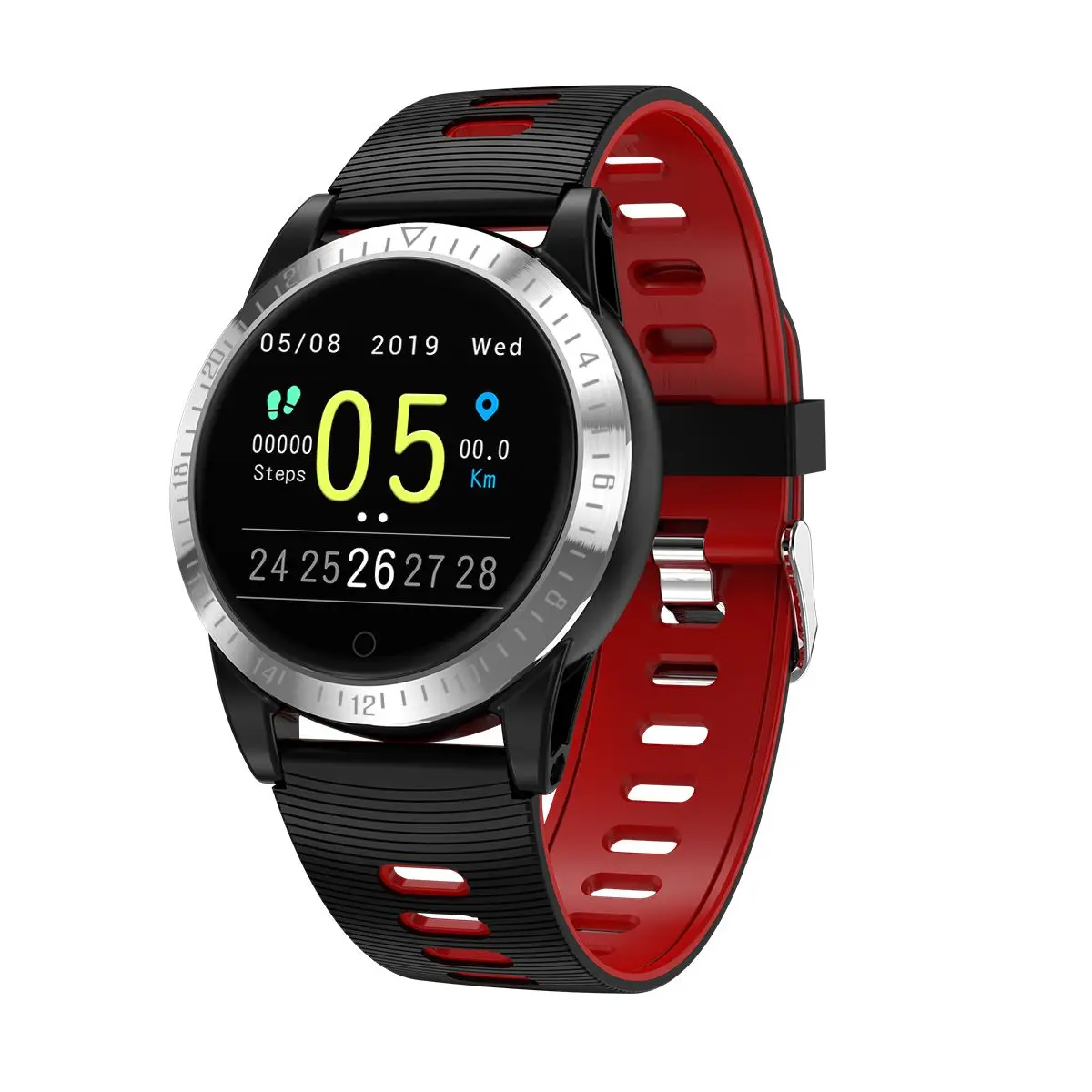 Touch Screen Smartwatch IP68 Waterproof Men Women Smart Watch Stopwatch Heart Rate Monitor Fitness Sports Bracelet - Цвет: 5