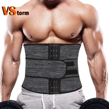 Cummerbunds Slimming Belt Waist Support Trainer Men Gym Shirts Neoprene Sauna Body Shaper Shapewear Strap Cincher Yoga Sport Top