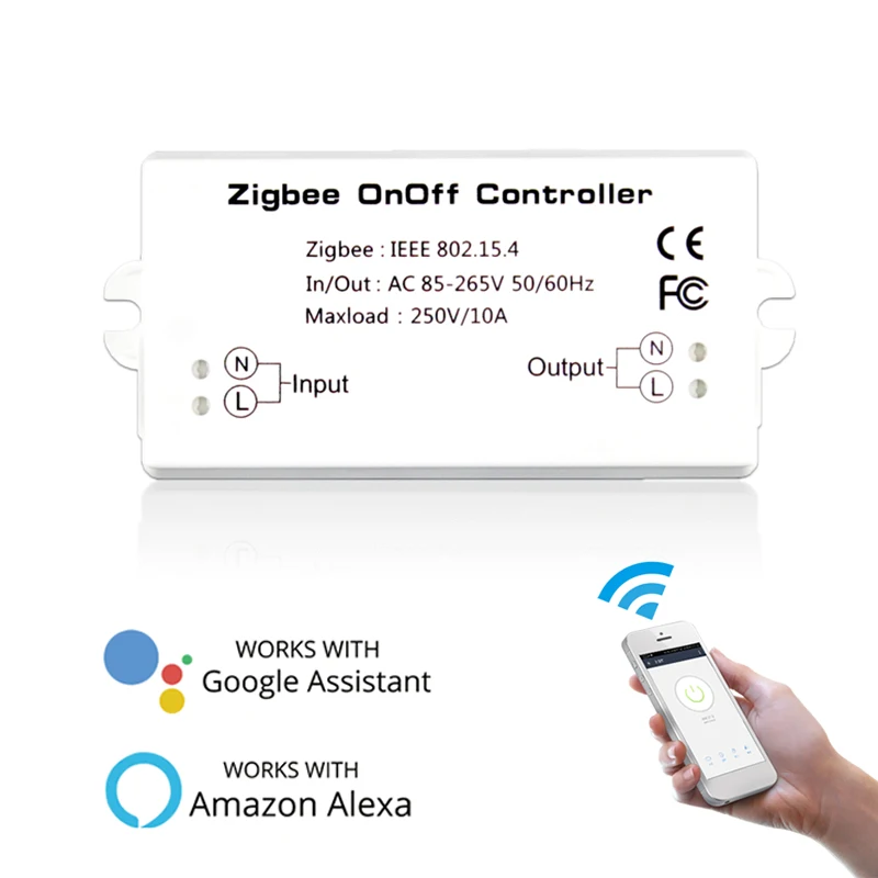 ZIGBEE AC85-265V 50/60Hz умный переключатель базовый умный дом удаленного Управление модуль на включение/выключение Управление;