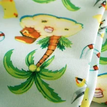 1 ярд саржевая ткань полиэстер кокосовое дерево печать ткань для ручной работы DIY сумка занавес T773