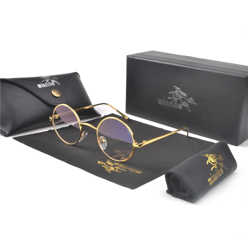 Женские мужские круглые солнцезащитные очки в стиле панк, разноцветные градиентные зеркальные линзы, дизайнерские Винтажные Солнцезащитные очки с коробкой FML