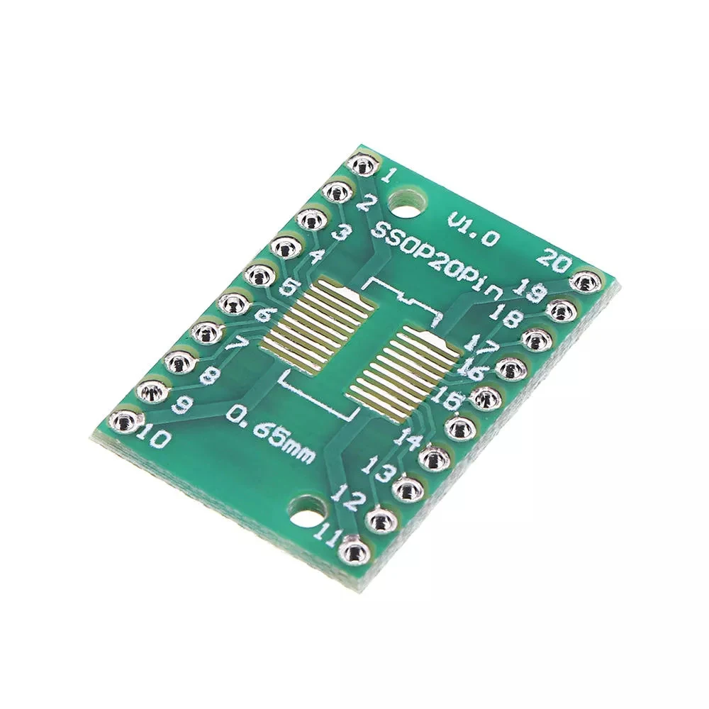 25 шт. двусторонняя печатная плата комплект SOP20 SMD для Соединительная плата типа DIP 1,27 мм DIP вывод PCB плата преобразования Высококачественная