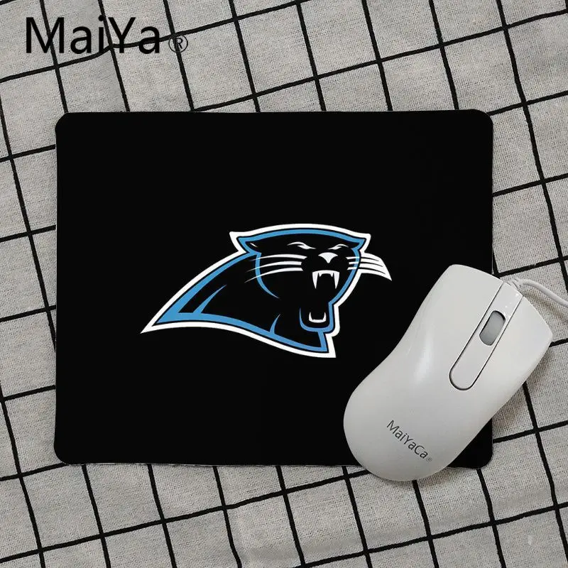 Maiya высокое качество Carolina Panthers уникальная настольная панель коврик для игровой мыши Лидер продаж подставка под руку мышь - Цвет: No Lock Edge18x22cm