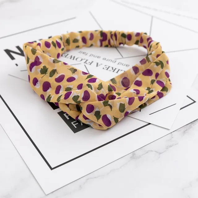 2021 Women Solid Headband Turban Elastic Headwear Head Wrap Women Hair Accessories for Women Striped Hair Bands 4