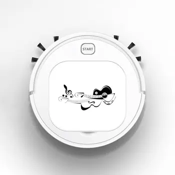 

Auto USB Sweeping 1800Pa Multifunction Smart Robot Vacuum Cleaner Dry Wet Floor Cleaner Fashion Musician Guitar Violin Music