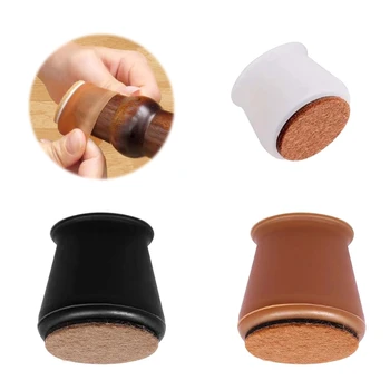

50pcs/set Desk Leg Protective Cover Table Chair Foot Silicone Cover Mute Mat