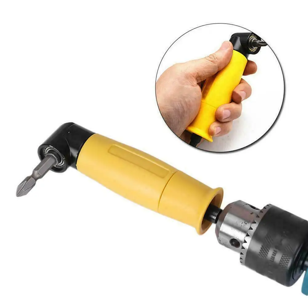 

90 Degrees Right Angle Extension Screwdriver Drill Attachment Right-Angle Drills Extension Shank J8