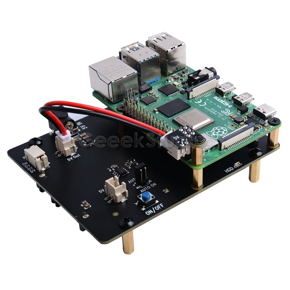  Neue Version Raspberry X825 25 zoll SATA HDD/SSD Lagerung Expansion Board für Raspberry Pi 4B (4 Mo