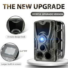 Дикая камера s 16MP 1080 P, игровая камера для охоты HC801A, водонепроницаемая, PIR, датчик, дикая природа, скаутинг, наблюдение, ночное видение, PIR