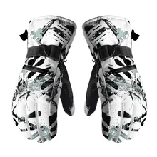 Для мужчин Для женщин на открытом воздухе, мягкая теплая зимняя одежда для сна 3 пальца сенсорный экран снег Лыжный Спорт езда бини шапки-бини шапки Портативный защитный Регулируемый Термальность