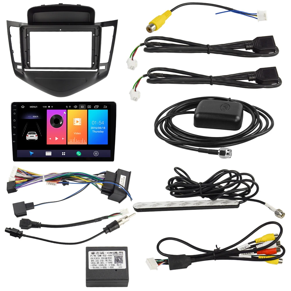 EKIY 9 'ips Android 9,0 автомобильный радио мультимедиа Авто Стерео 4G для Chevrolet Cruze Sedan DVD 2008-2012 навигация gps видео плеер