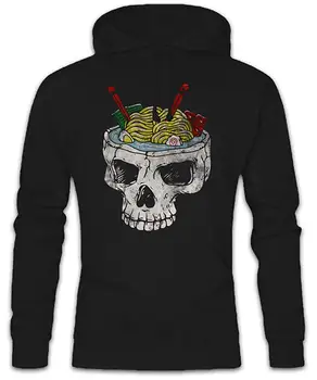 

Ramen Skull Hoodie Hooded Sweatshirt Sweater Men Women Hoodie Sweatshirt