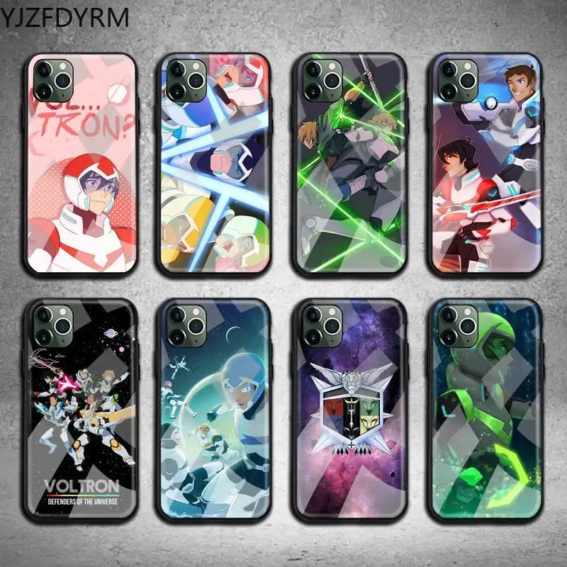 

YJZFDYRM keith Voltron Legendary Defender Phone Case Tempered Glass For iPhone 11 Pro XR XS MAX 8 X 7 6S 6 Plus SE 2020 case