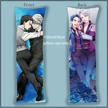 

Anime Body Pillow Case Cover Yuri on Ice Katsuki Victor Dancing Dakimakura home decoration bedding accessories