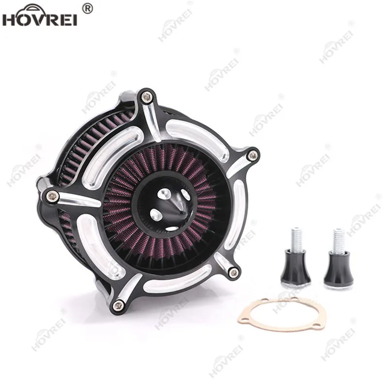 Аксессуары для мотоциклов Турбинный фильтр воздухозаборника Harley Sportster XL883 XL1200 1991