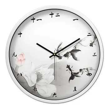 

Chinese Luxury Wall Clock Fashion Personality Bedroom Modern Wall Clock Silent Quartz Orologio Parete Home Decoration ZB50WC