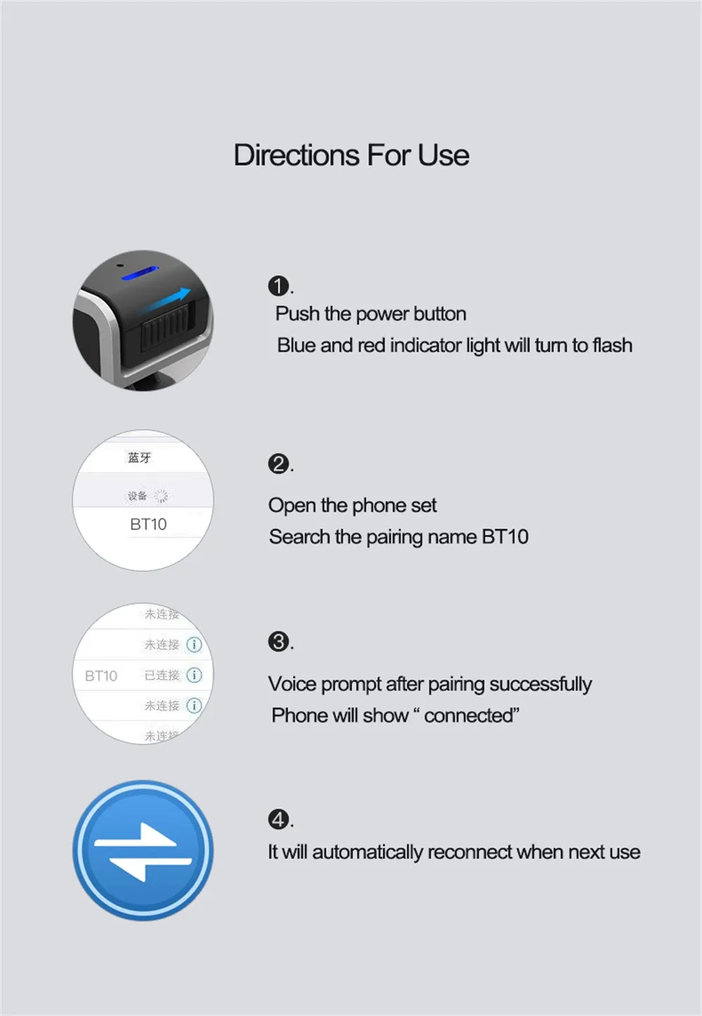 FENIORES бренд Клип Bluetooth музыкальный приемник 3,5 мм портативный стерео аудио беспроводной BT 4,0 для ТВ динамик ПК планшеты 10 м Диапазон