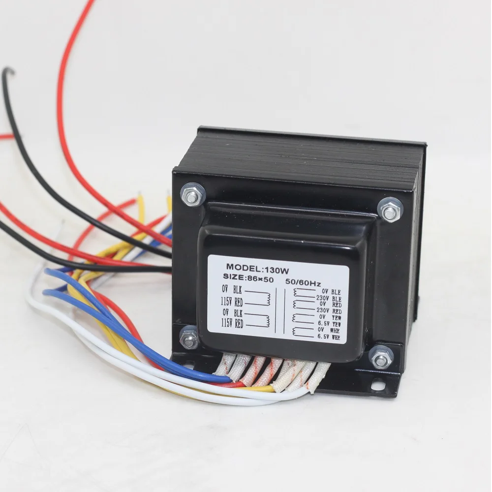 130W Tube Amplifier Transformer 230VX2 6.5VX1 6.5VX1 High Quality