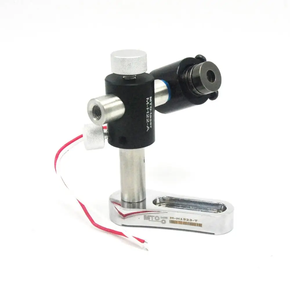 

Dot/Line/Cross Focusable 650m 660nm 100mW Red Laser Module 14.5x45mm w 2-axis Holder