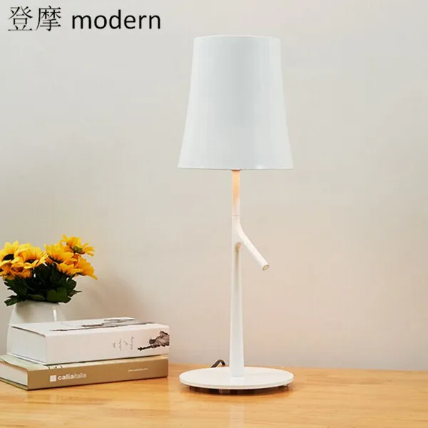 

Nordic modern desk lamp, living room, study, desk, bedroom, personality bedside lamp, simple Makaron desk lamp