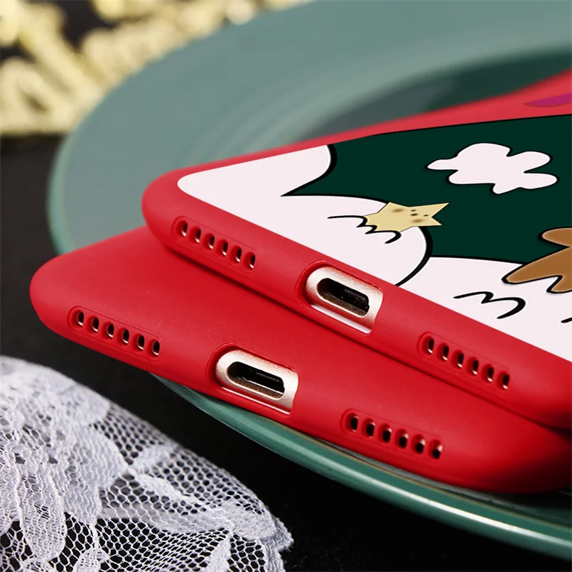Рождество год чехол для спортивной камеры Xiao mi Red mi 7A 6A S2 Note 7 5A 5 6 K20 Pro Plus mi A3 A1 A2 6X9 T 8 Lite 9 SE F1 CC9 CC9e TPU Защитный чехол